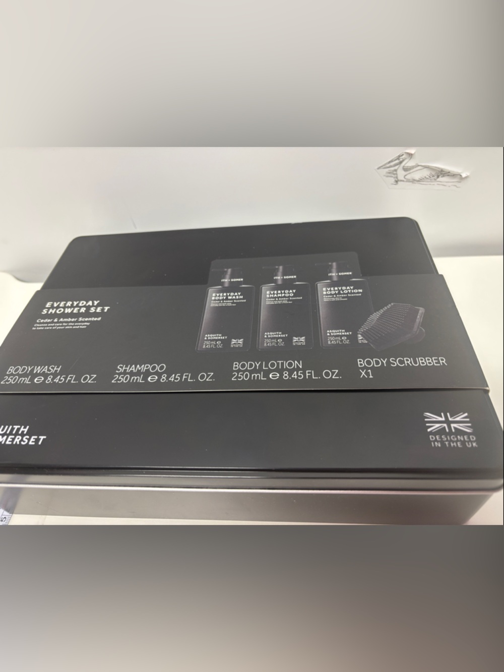 Everyday Shower Set - Black Bodycare Kit